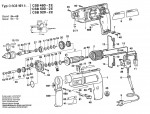 Bosch 0 603 161 442 CSB 520-2E Percussion Drill 240 V / GB Spare Parts CSB520-2E